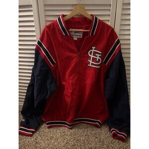 Vintage St. Louis Cardinals Windbreaker Quarter Zip